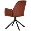 STOL MED ARMSTÖD QUEENS - vinröd/svart, Design, metall/textil (60/89/64cm) - Mömax