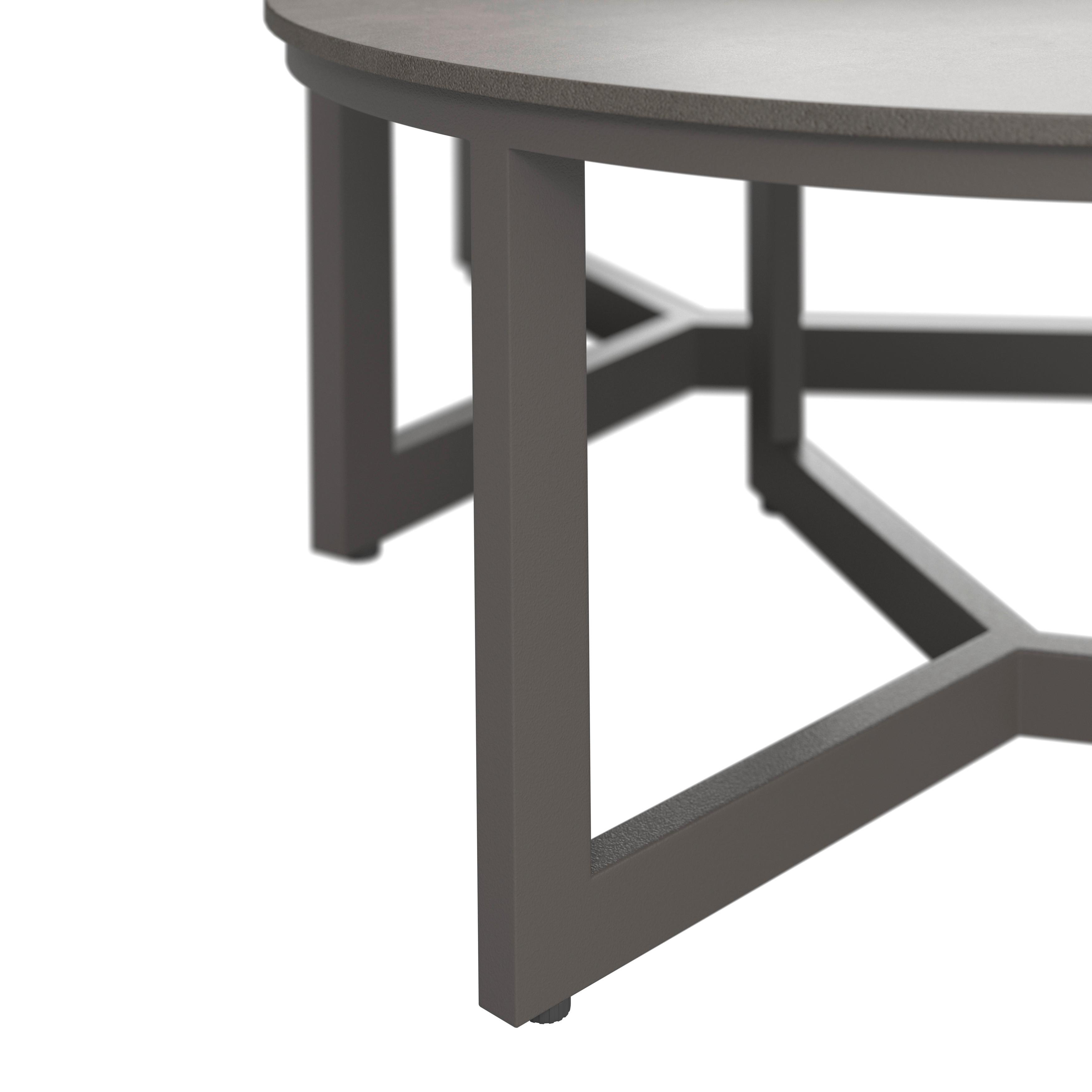 LOUNGEGRUPP MALOU - mörkgrå/antracit, Modern, metall/textil (218/68/76,5cm) - Bessagi Garden
