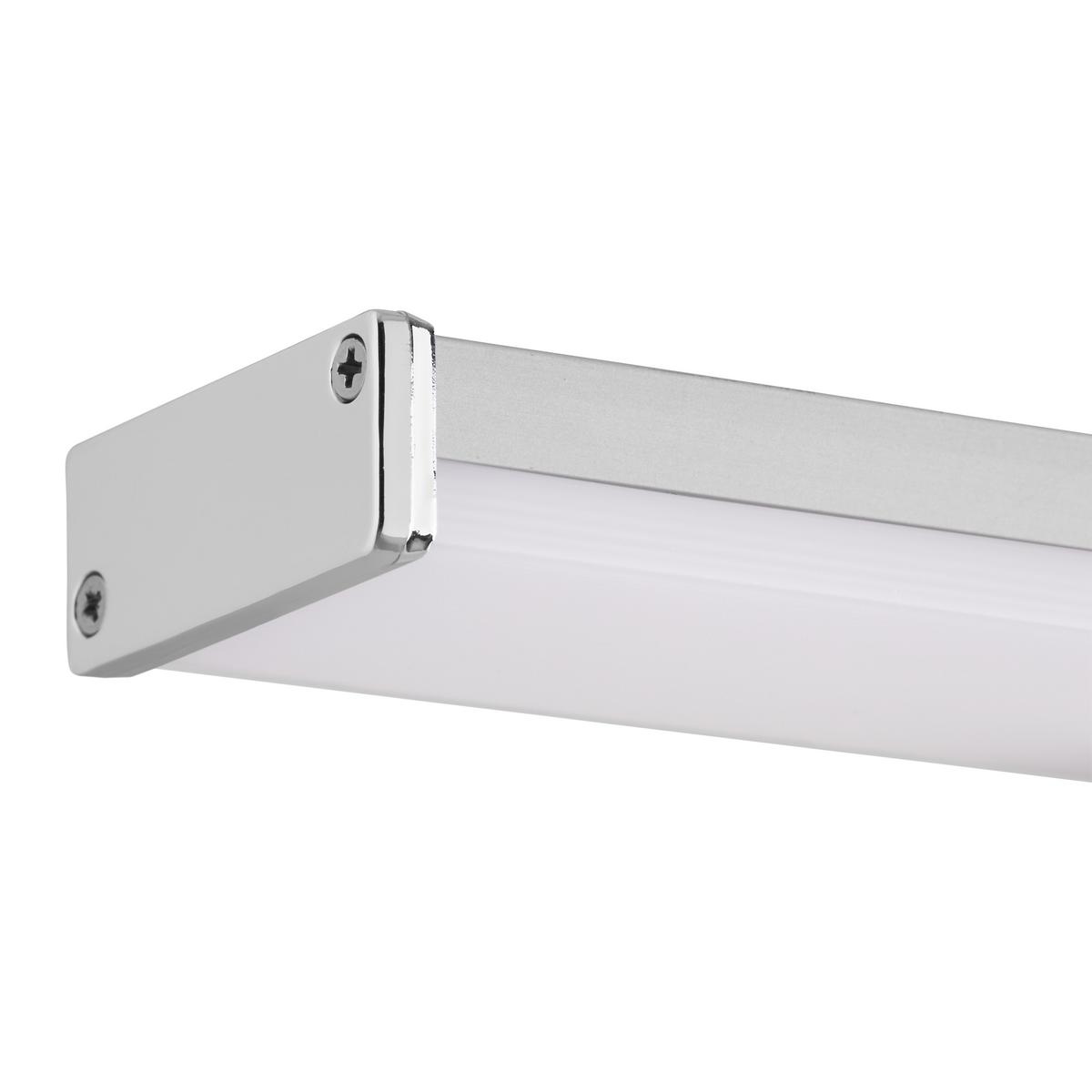 Spiegelleuchte 11132-17 max. 1,8 Watt - Chromfarben, Design, Kunststoff/Metall (40/12,1/4,2cm)