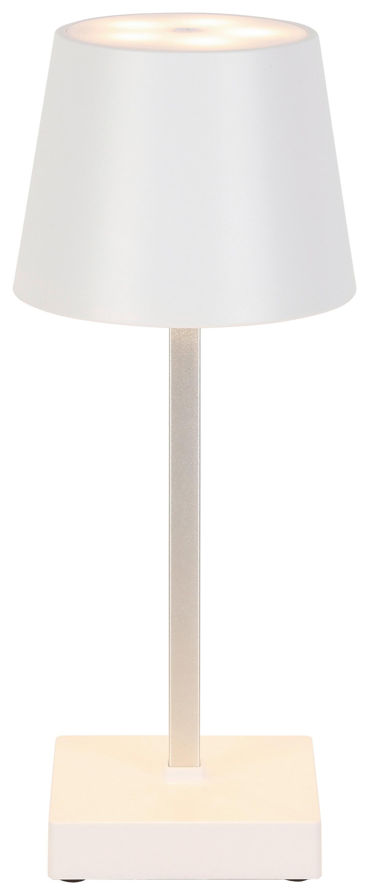 Led-dekorativna Svjetiljka Gopi - bijela/srebrne boje, Romantično / ladanjski, metal/plastika (10,5/26cm) - Modern Living