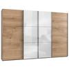 Ormar  S Kliznim Vratima Level 36c - bijela/boje hrasta, Moderno, drvni materijal (350/236/65cm) - Modern Living