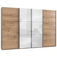 Ormar  S Kliznim Vratima Level 36c - bijela/boje hrasta, Moderno, drvni materijal (350/236/65cm) - Modern Living