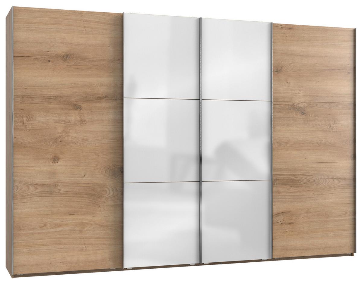 Ormar  S Kliznim Vratima Level 36c - bijela/boje hrasta, Moderno, drvni materijal (350/236/65cm) - Modern Living