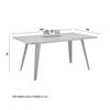 ESSTISCH DIEGO - Eichefarben/Schwarz, MODERN, Holzwerkstoff/Metall (160/90/76cm) - Bessagi Home