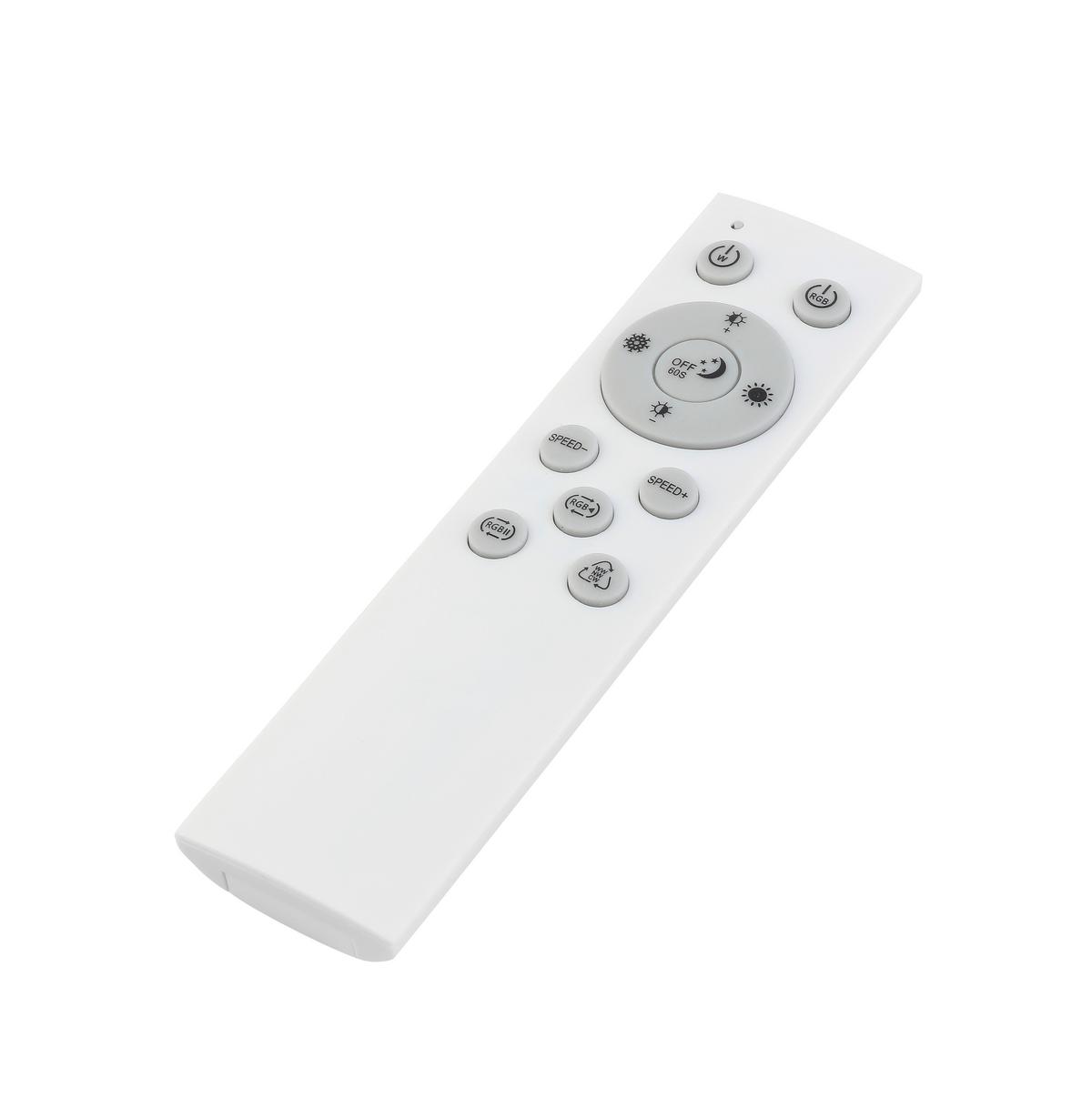 Led Mennyezeti Lámpa Qinton - alumíniumszínű, Romantik / Landhaus, műanyag/fém (95/44/7,3cm) - Premium Living