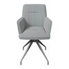 UTESTOL GLAMOUR - beige/antracit, Modern, metall/textil (62/62/87cm) - Mömax