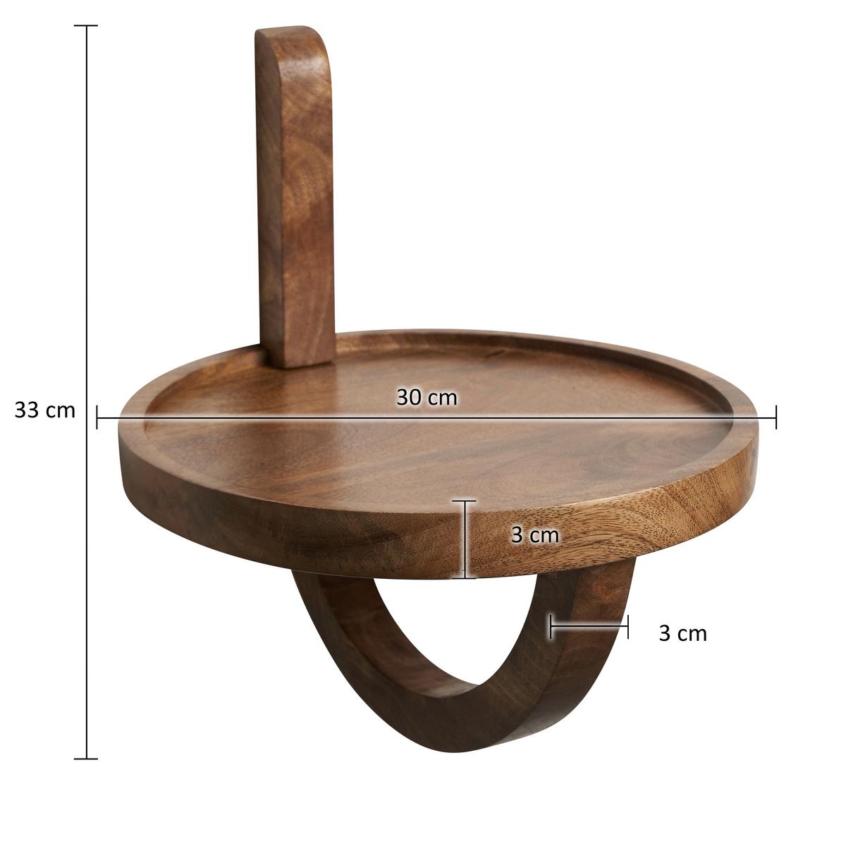 Stenski Regal Wl6.788 - naravne barve, Natur, les (30/33/30cm) - MID.YOU