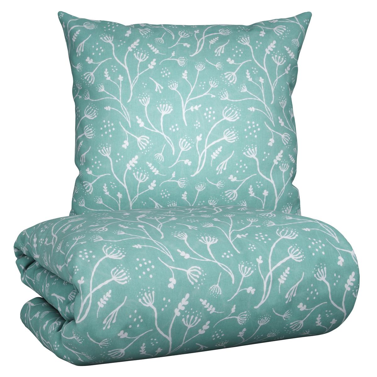 Bettwäsche Frida Grün ca. 135x200cm - Grün, KONVENTIONELL, Textil (135/200cm) - Modern Living