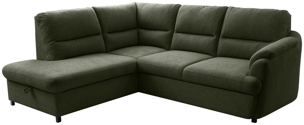 Kutna Garnitura Gusto - zelena/crna, Basics, tekstil/drvo (200/240cm) - Modern Living