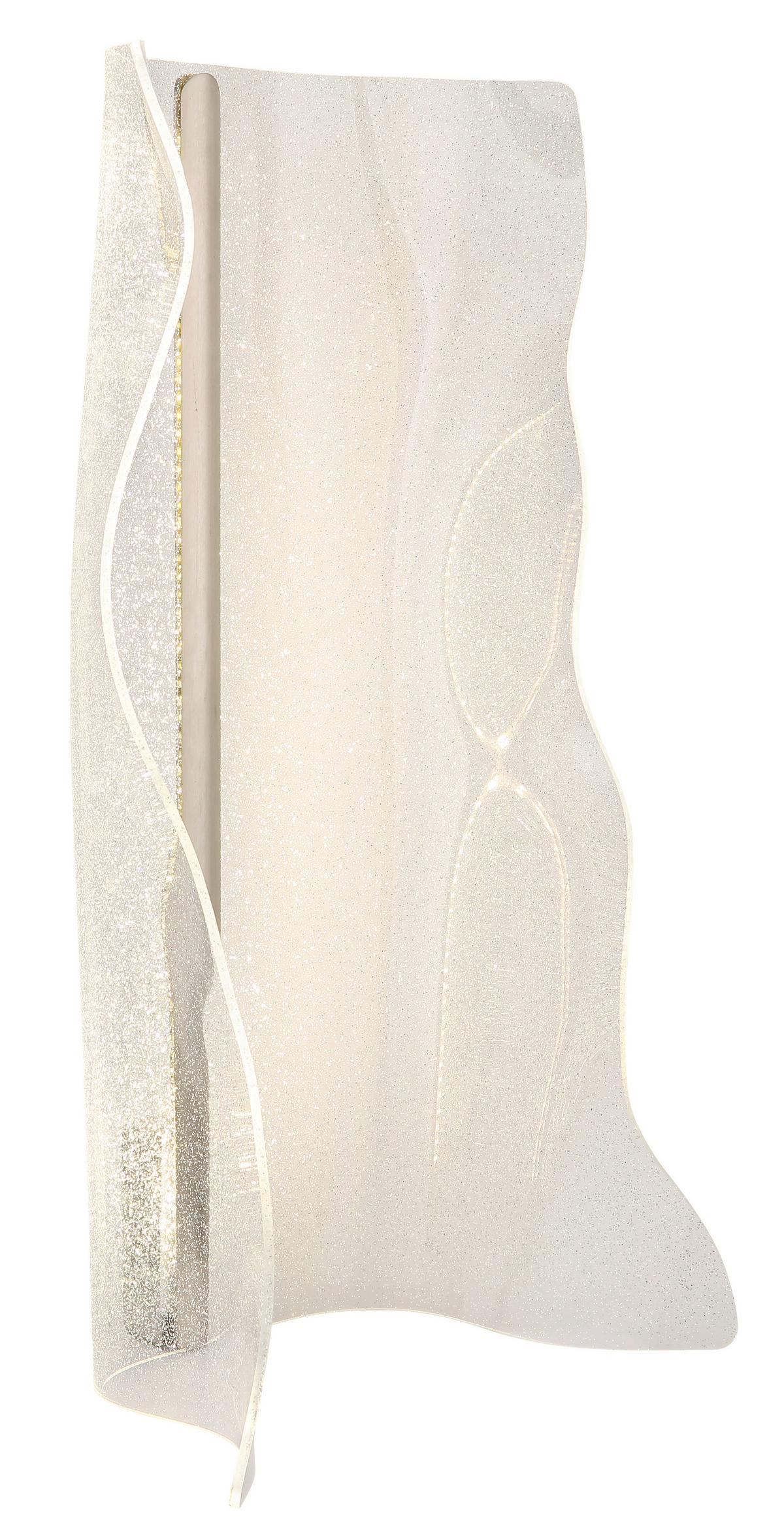 Led Stolna Svjetiljka Prozirno - prozirno, Design, metal/plastika (25/33,5/60cm) - Globo