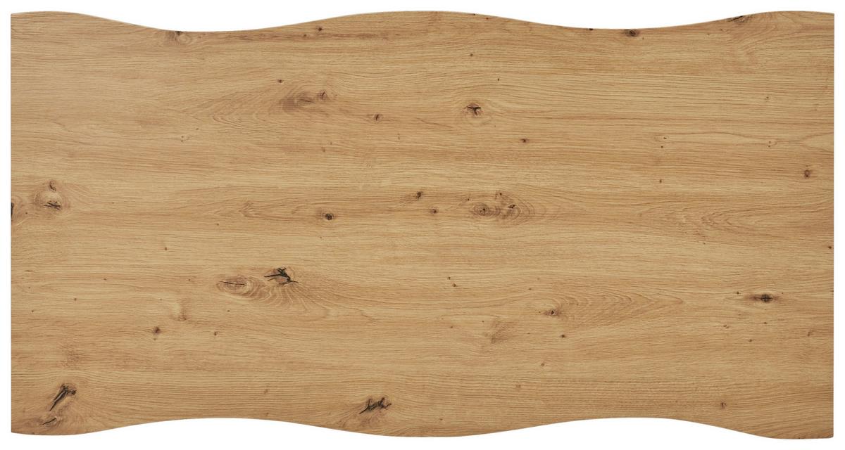 Bartisch in Eichefarben/Natur - Schwarz/Naturfarben, MODERN, Holzwerkstoff/Metall (115/108/60cm) - Mömax