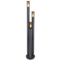Zunanja Svetilka Boston, 23 W - siva/antracit, Design, kovina/umetna masa (28/170cm) - Globo