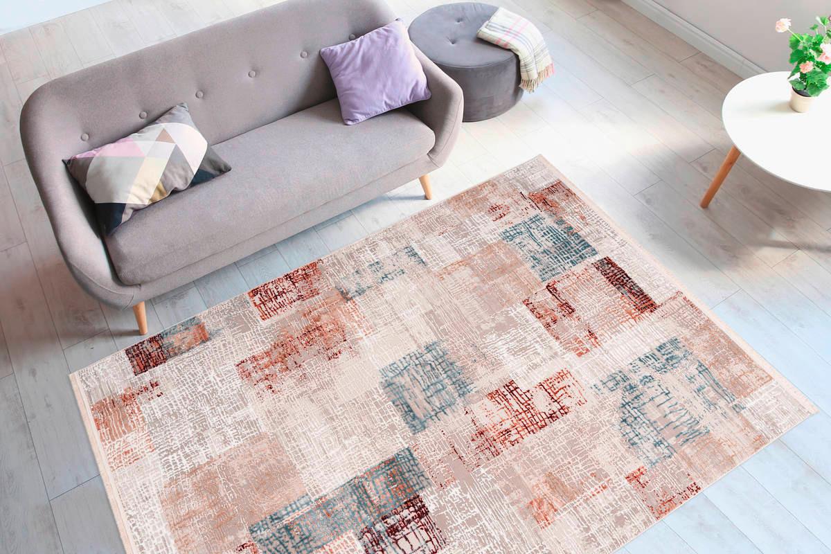 Vintage-teppich 8loee-200-300 - Rosa/Grau, Design, Textil (200/300cm) - Kayoom