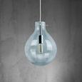 Hängeleuchte James - Grau, MODERN, Glas (26/120cm) - MODERN LIVING