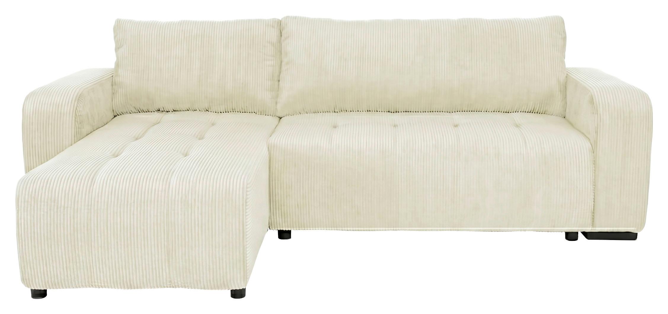 Ugaona Garnitura Marseille - bež/crna, Trendi, drvo/metal (155/240cm)