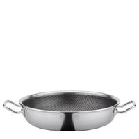PATELNIA DO SMAŻENIA 1481996024 - kolor srebrny, Basics, metal (24cm) - Spring