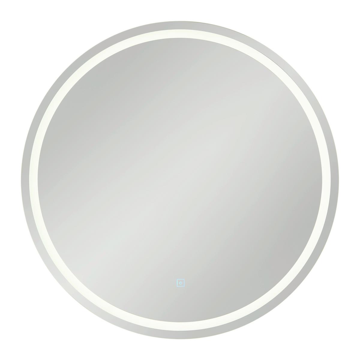 Leuchtspiegel Betty inkl. LED-Beleuchtung - MODERN, Glas (75cm) - Mömax