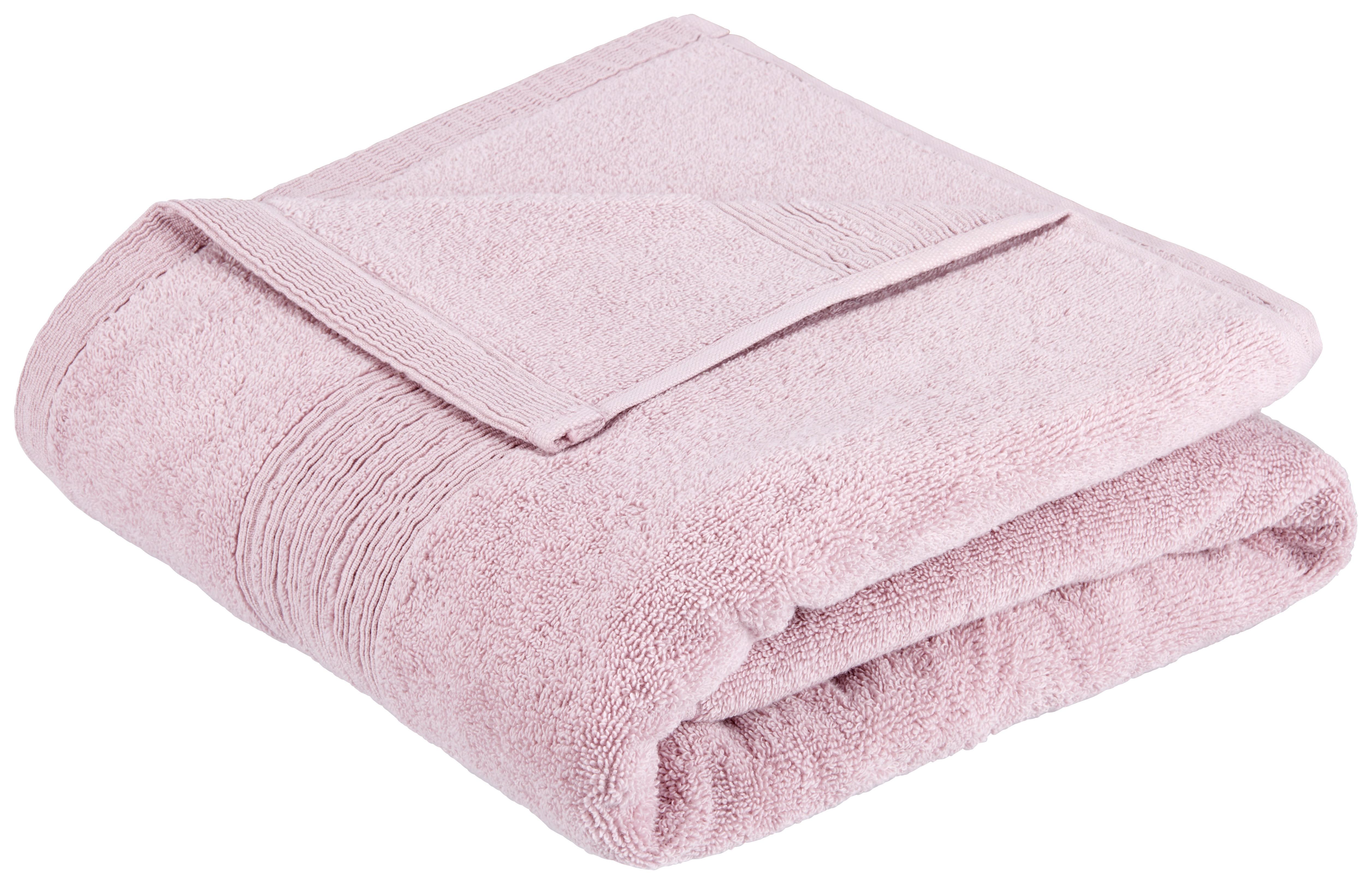 Brisača Za Kopanje Vivien - roza, Moderno, tekstil (90/180cm) - Premium Living