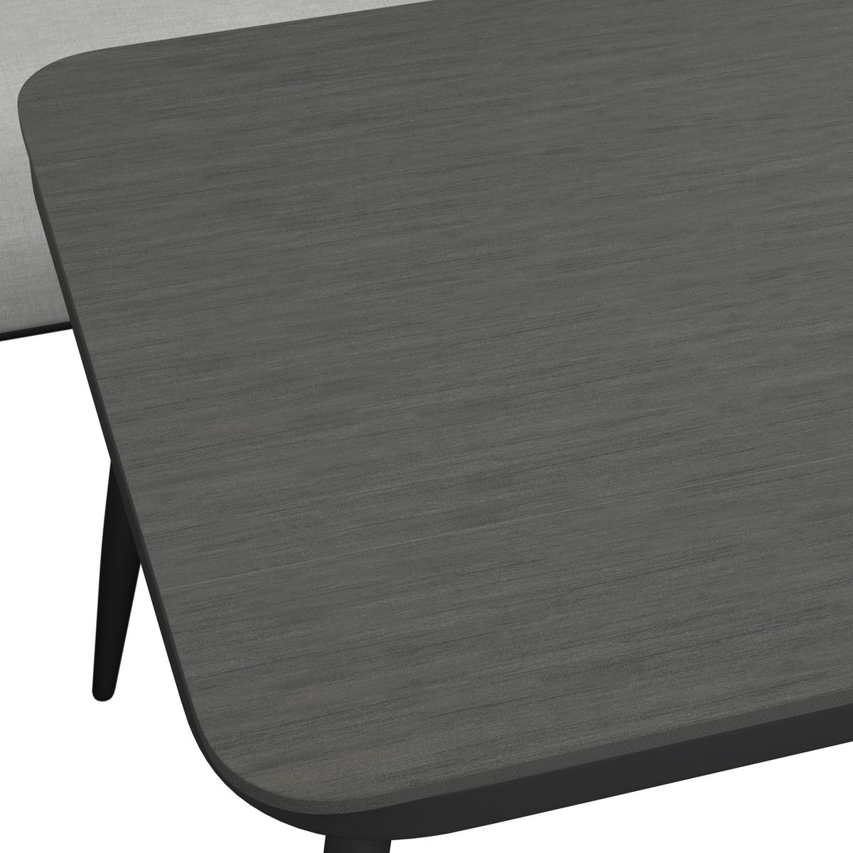 Jedilna Lounge Garnitura Camea, Svetlo Siva, 3-Delno - temno siva/svetlo siva, Moderno, kovina/umetna masa - Bessagi Garden