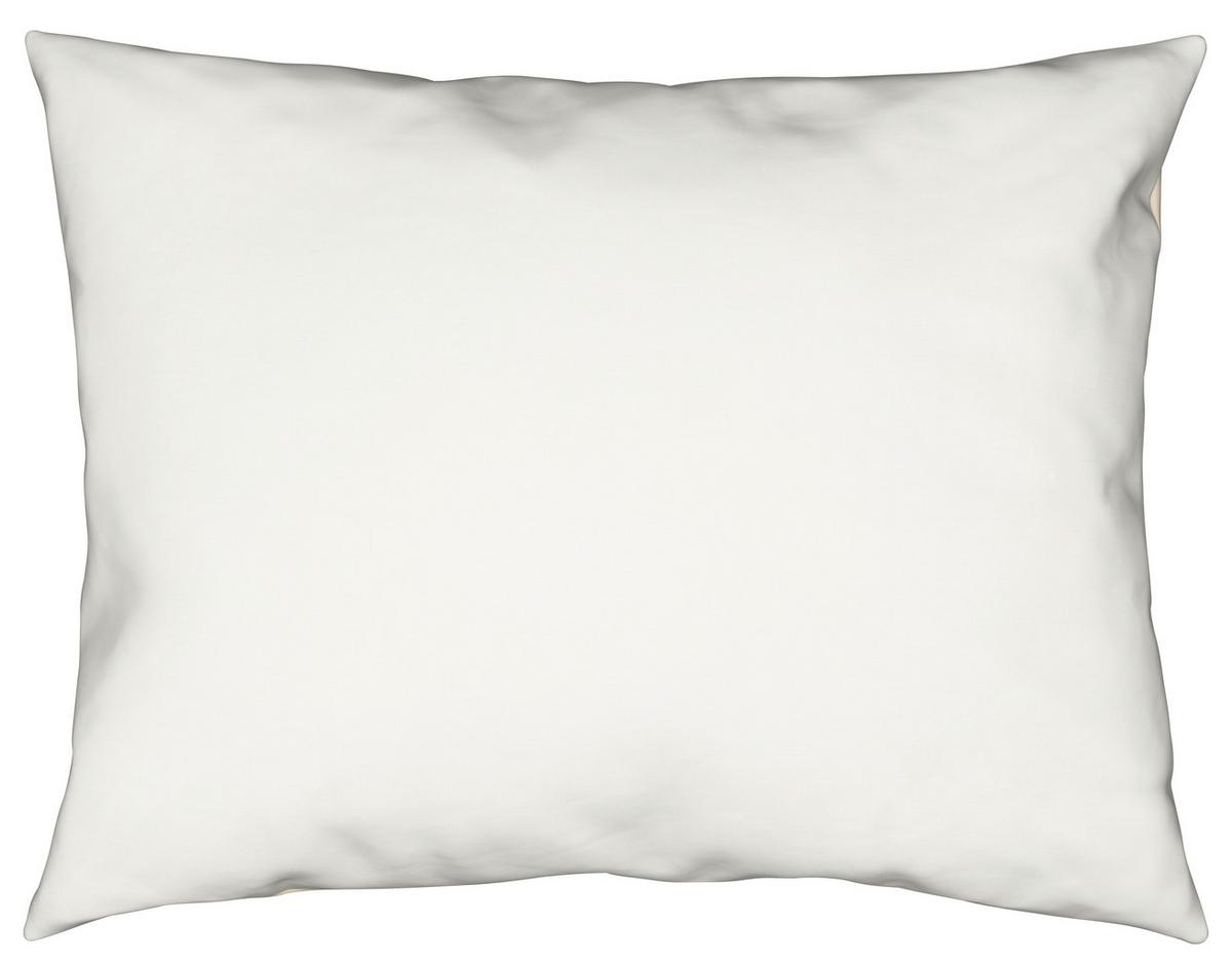 Bettwäsche Annika in Weiß/Beige ca. 140x200cm - Beige/Weiß, Textil (140/200cm) - Modern Living