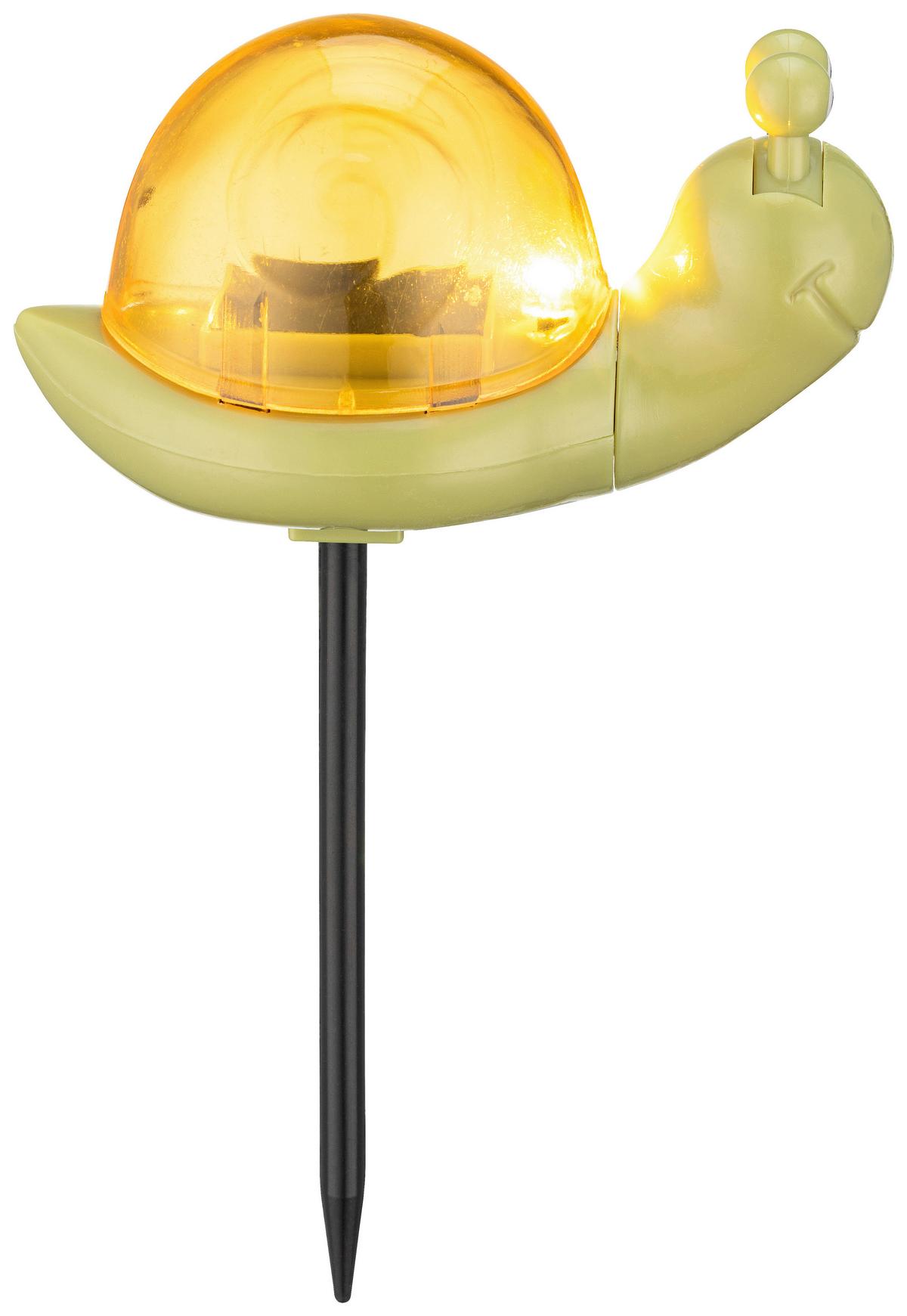 Solarleuchte Mario diverse Motive - Rot/Orange, ROMANTIK / LANDHAUS, Kunststoff - Mömax