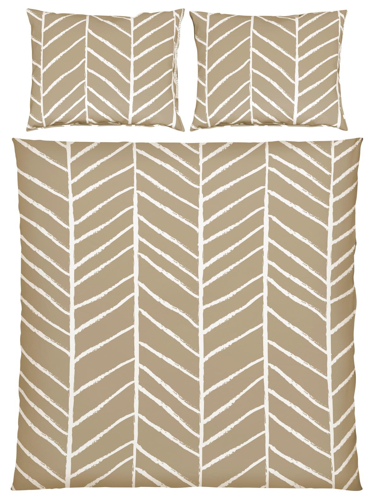 Posteljnina Marble, Bež, 2x60/80, 200/200 - bež, Konvencionalno, tekstil (200/200cm) - Modern Living