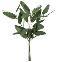 Kunstpflanze Eukalyptusbund II Grau/Grün - Grau/Grün, KONVENTIONELL, Kunststoff (38cm) - Mömax