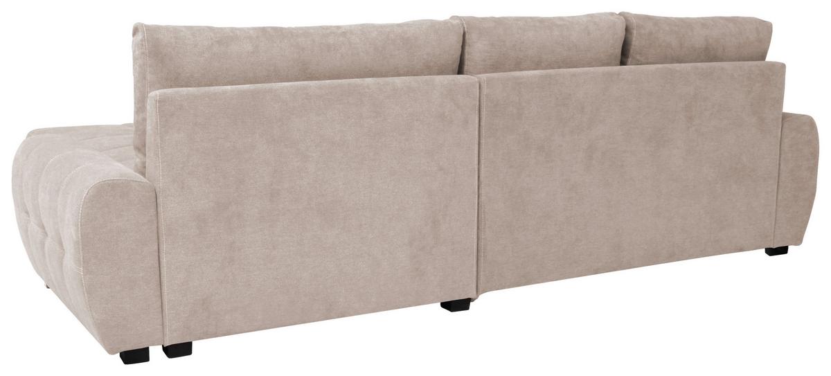 Kutna Garnitura Solar - bijela/bež, Design, tekstil/plastika (277/175cm) - Modern Living