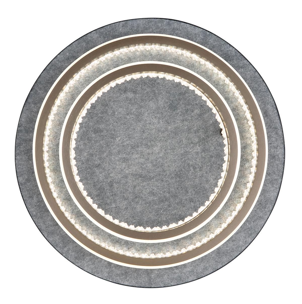 LED-DECKENLEUCHTE 67179D1 DELLA - Klar/Weiss, Design, Kunststoff/Metall (47,2/34/14cm) - Globo