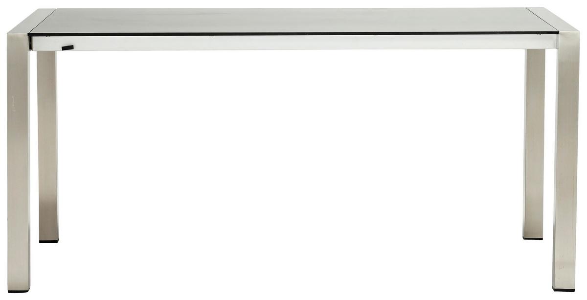 Vrtna Garnitura Auris, 6-Delni Set, Siva - barve nerjavečega jekla/siva, Basics, kovina/umetna masa (180+68/98/74cm) - Acamp
