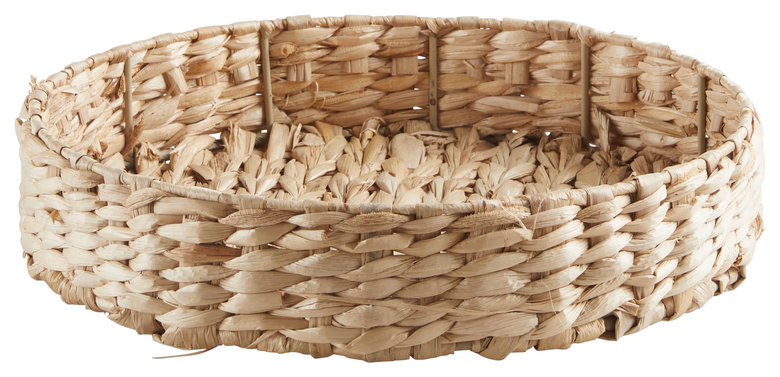 Dekor Tálca Paola - natúr, Basics, természetes anyagok/fém (30/6cm) - Modern Living