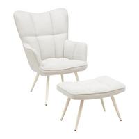 Sessel Beige - Beige/Schwarz, Modern, Textil/Metall (68/100/78cm) - Based