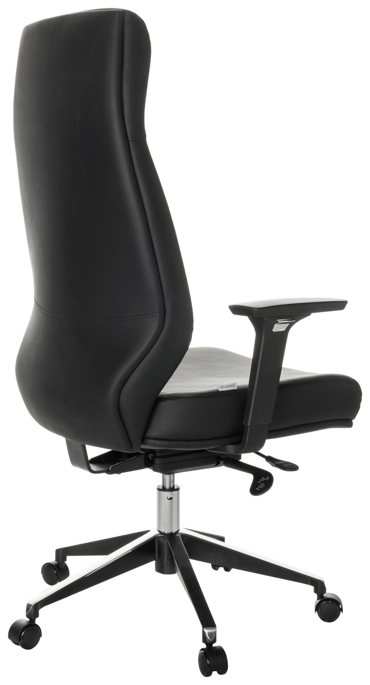 Chefsessel Vitoro ECO Schwarz - Schwarz, Basics, Leder/Kunststoff (68/123-130/68cm) - MID.YOU