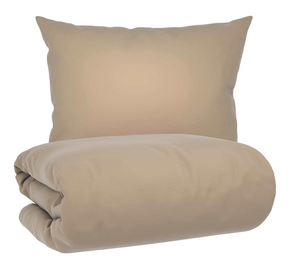 Posteljnina Xenia Uni, Bež, 60/80, 140/200 - bež, Moderno, tekstil (140/200cm) - Premium Living
