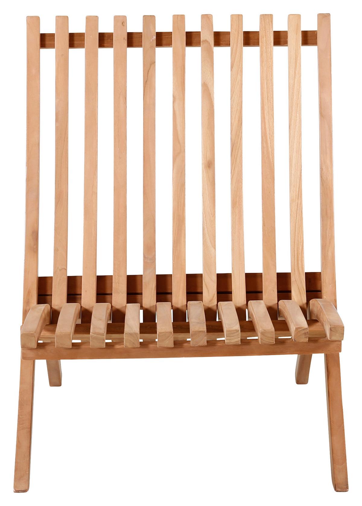 Loungesessel-2er Set Kenya ca. 73x58x63 cm Teakholz - Teakfarben, KONVENTIONELL, Holz (73/85/63cm) - Gardenson