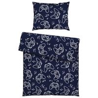 Jugendbettwäsche Gaming Blau ca. 140x200cm - Blau, Textil (140/200cm) - Modern Living