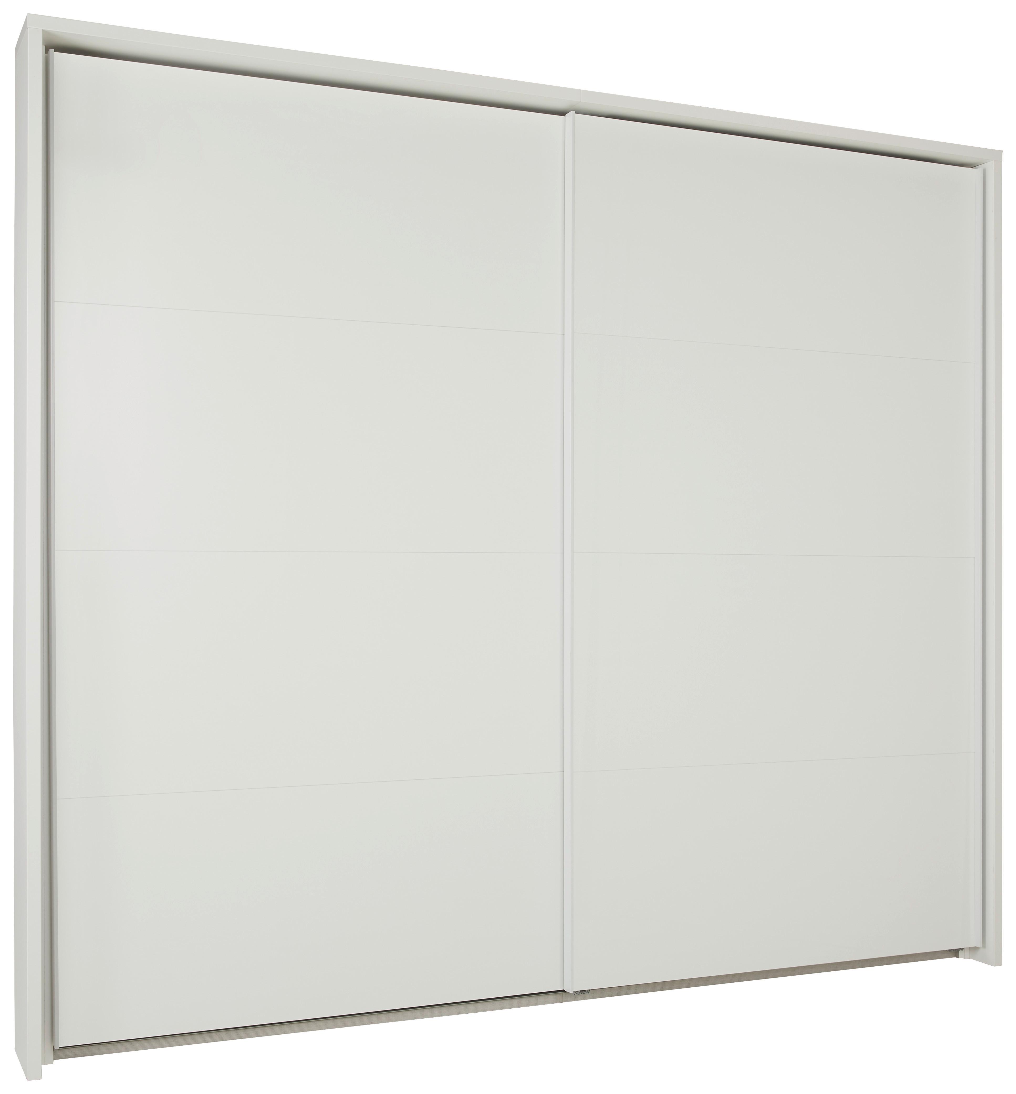 Schwebetürenschrank in Weiss - Weiss, Holzwerkstoff/Metall (150/222/60cm) - Modern Living