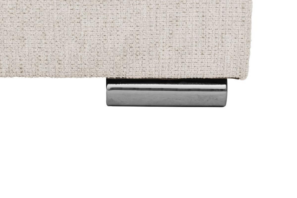 Kutna Garnitura Senso - boje kroma/krem, Moderno, tekstil/drvo (197/346/183cm) - Modern Living