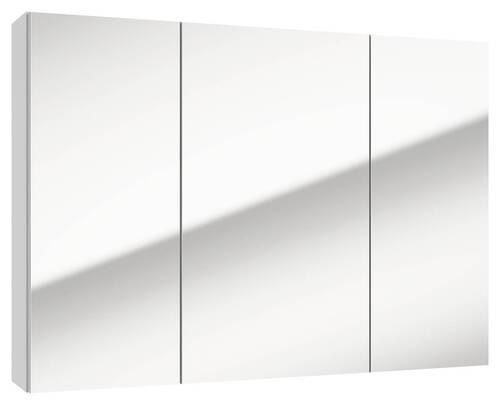 SZAFKA Z LUSTREM LOCCA SPS 85 CM - biały, Basics, materiał drewnopochodny/szkło (85/60/15cm) - MID.YOU