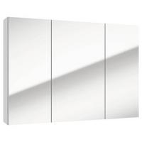 SZAFKA Z LUSTREM LOCCA SPS 85 CM - biały, Basics, materiał drewnopochodny/szkło (85/60/15cm) - MID.YOU