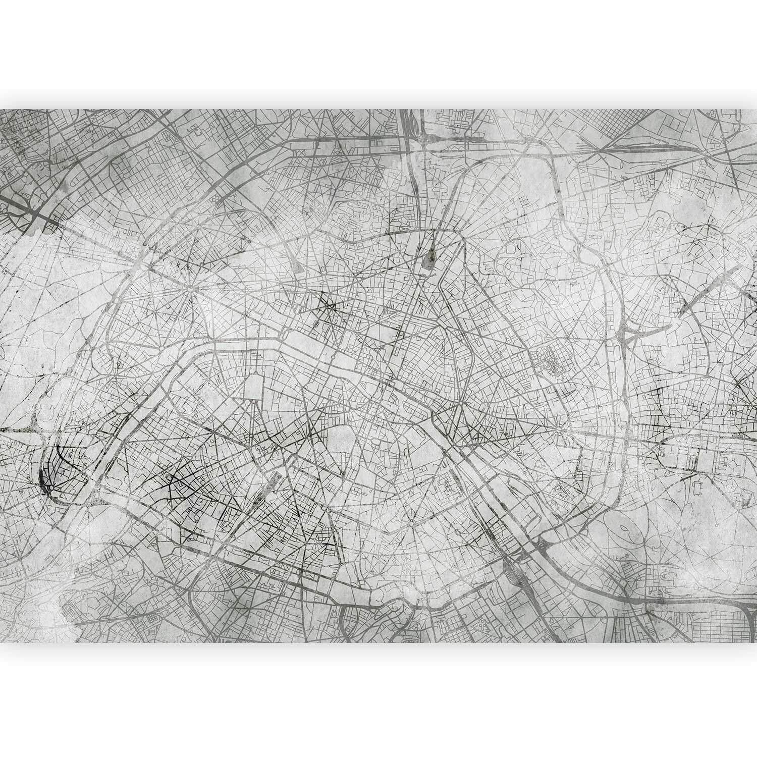 Fototapeta Parisian Fresco, 400x280cm - siva/svetlo siva, Trendi, tekstil (400/280cm) - artgeist