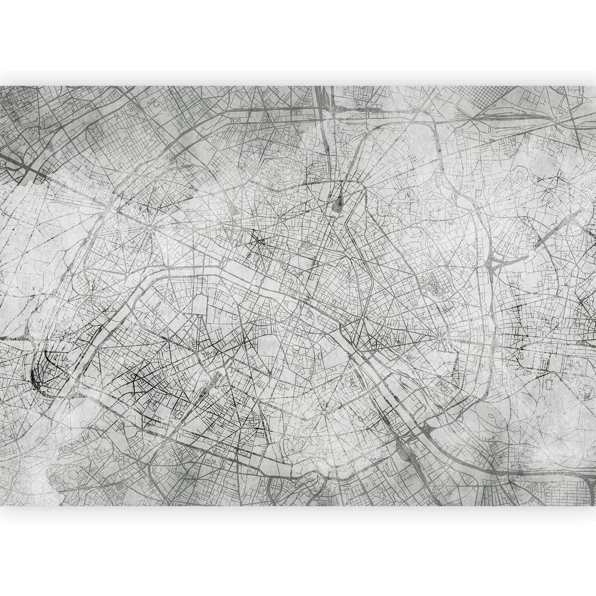 Fototapeta Parisian Fresco, 400x280cm - siva/svetlo siva, Trendi, tekstil (400/280cm) - artgeist