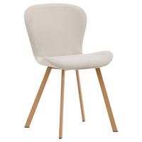 STUHL-SET LILJA - Hellbraun/Beige, Design, Kunststoff/Textil (48/80/50cm) - Livetastic