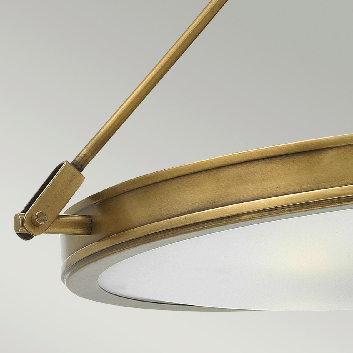 Stropna Svjetiljka Collier Boja Mjeda - boje mjeda, Konvencionalno, staklo/metal (55.9/29.3cm)
