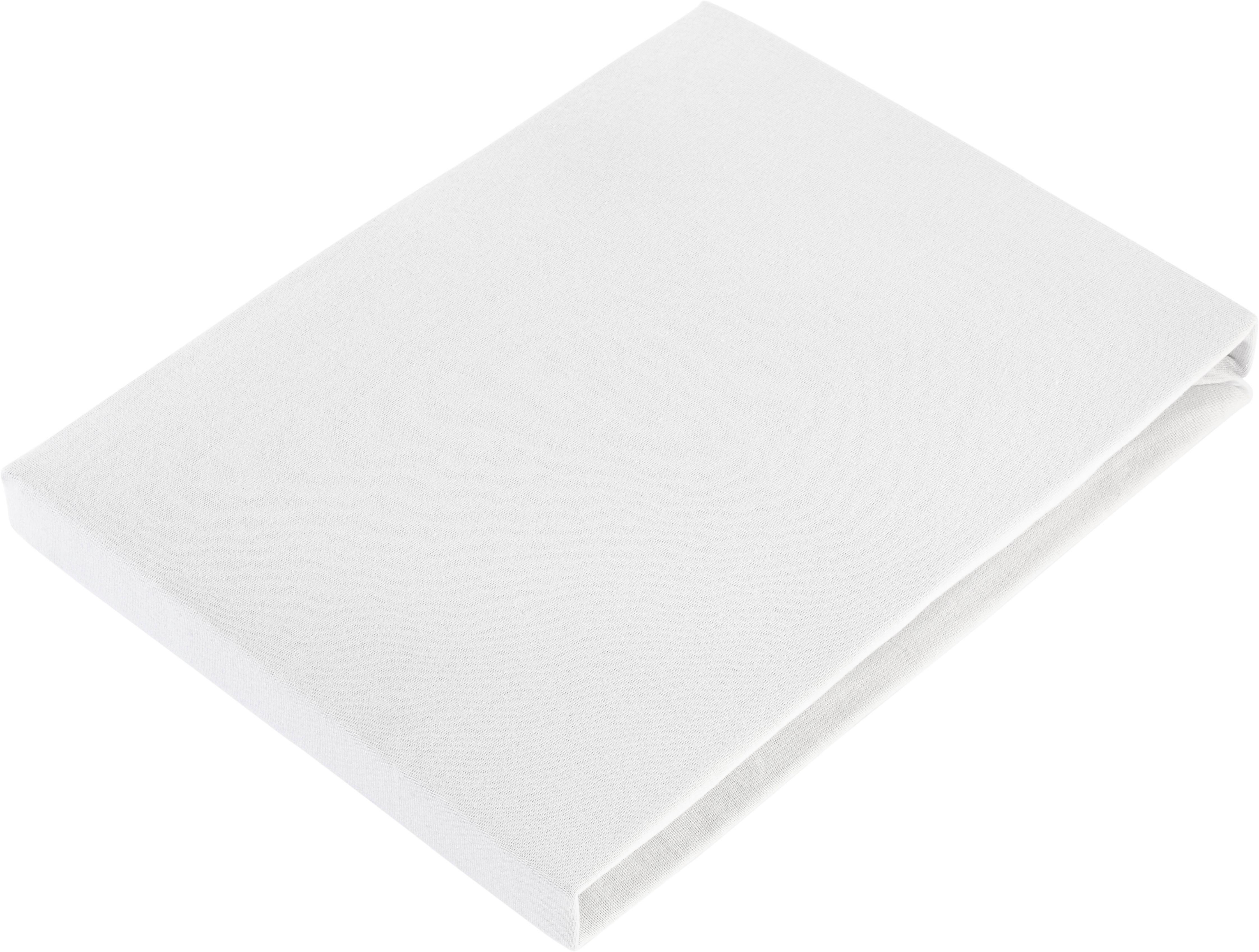 Fixleintuch Basic in Weiss ca. 100x200cm - Weiss, Textil (100/200cm) - Modern Living