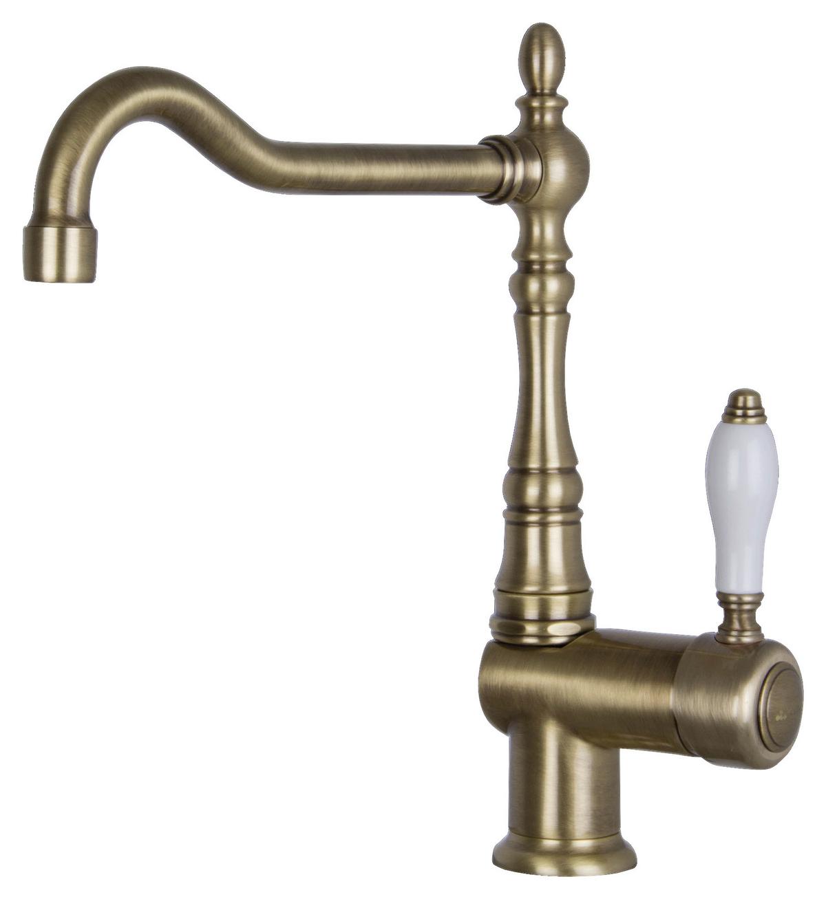 ARMATURA KUCHENNA MIR6O-2 SMEG - kolor mosiężny, Basics, metal (11,9/29,8/26,9cm) - SMEG