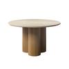 MATBORD KIANO - cremefärgad/naturfärgad, Modern, trämaterial/trä (130/75cm) - Bessagi Home