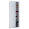Mehrzweckschrank Vandol ca.70x178x40cm Weiß - Silberfarben/Schwarz, Basics, Holzwerkstoff/Kunststoff (70/178/40cm) - MID.YOU