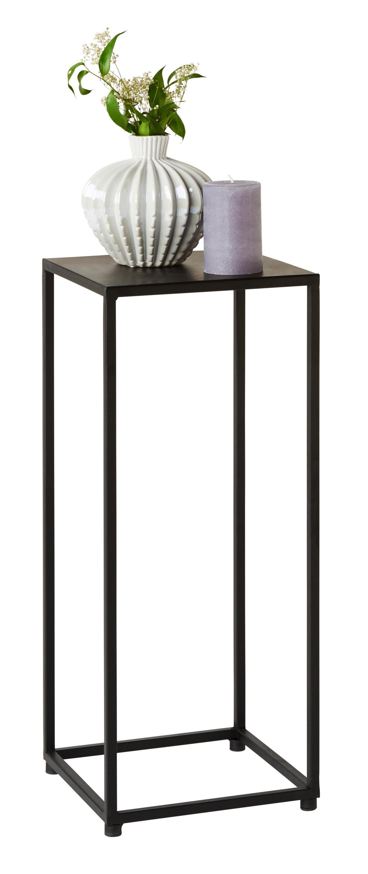 STOJAK NA KWIATY SILKE - czarny, Lifestyle, metal (25/25/60cm) - Landscape