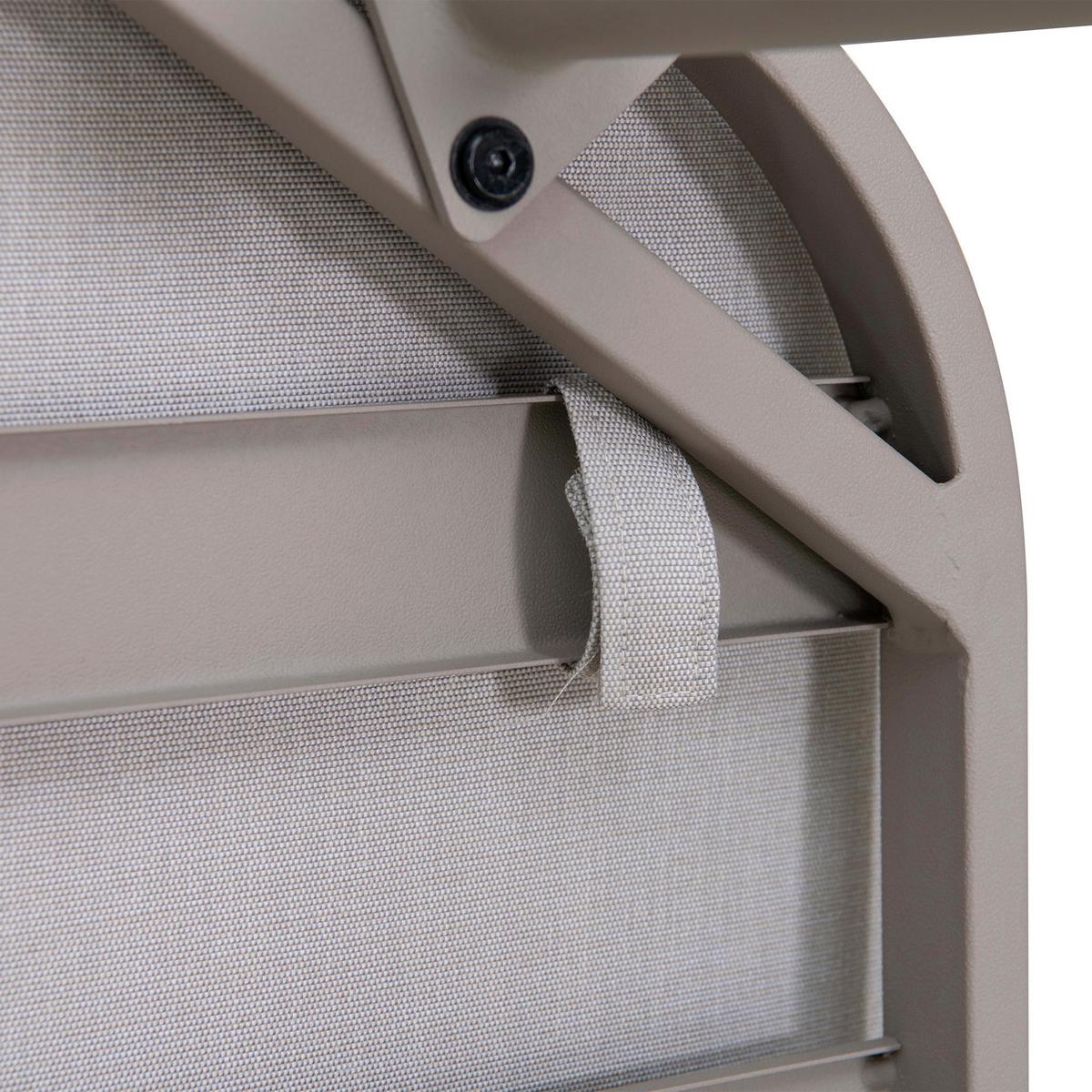 Doppelliege Tagesbett Porto Grau/Naturfarben - Naturfarben/Grau, Basics, Holz/Kunststoff (142/82/128cm) - Modante